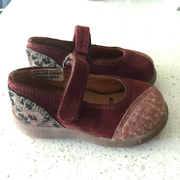 Nordstrom European Collection all suede Mary Janes - Picture 2 of 4